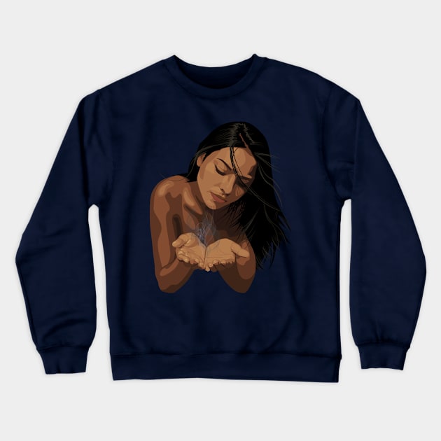 Wonderment Crewneck Sweatshirt by Lindiwi